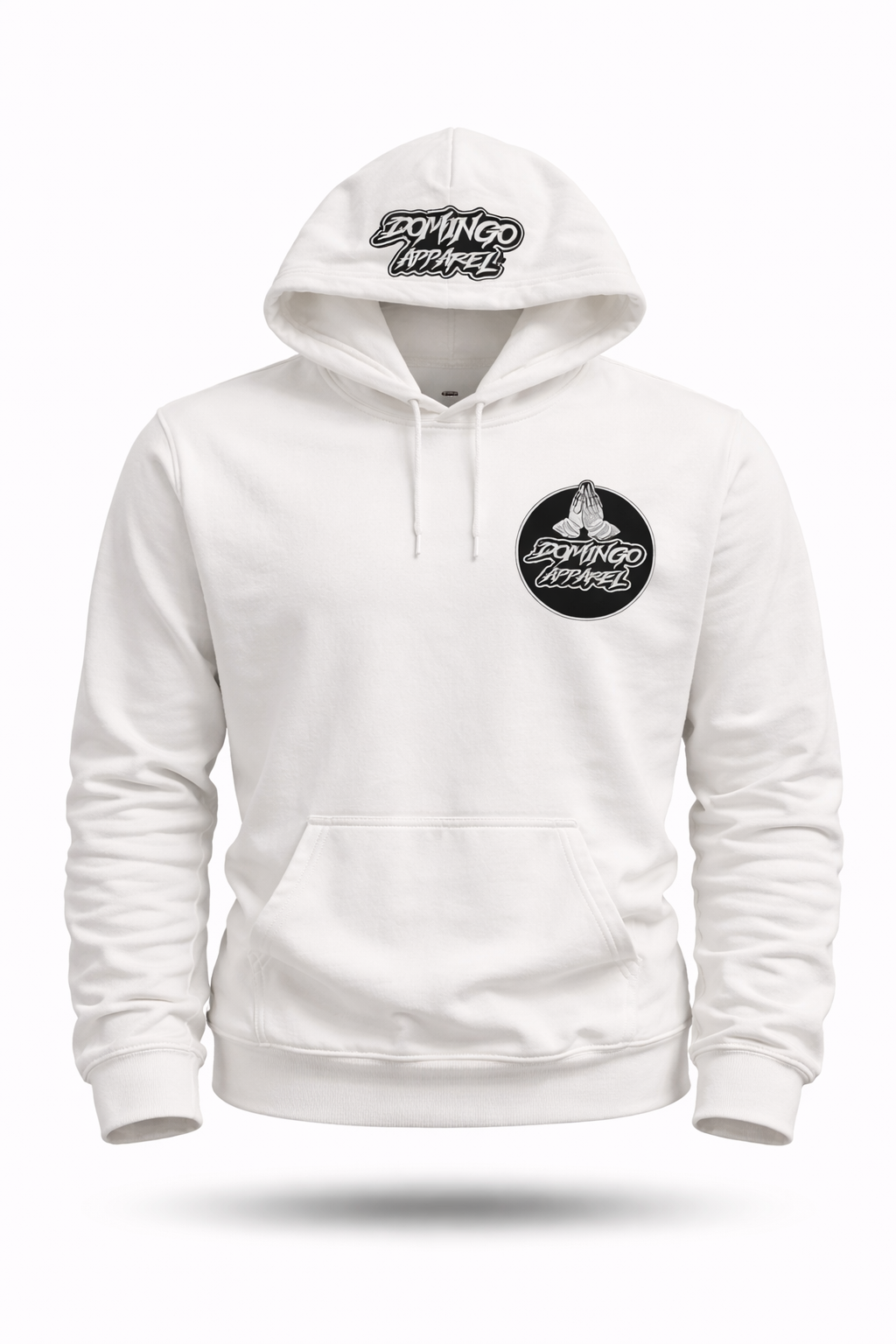 Domingo (Sunday) Apparel White Hoodie