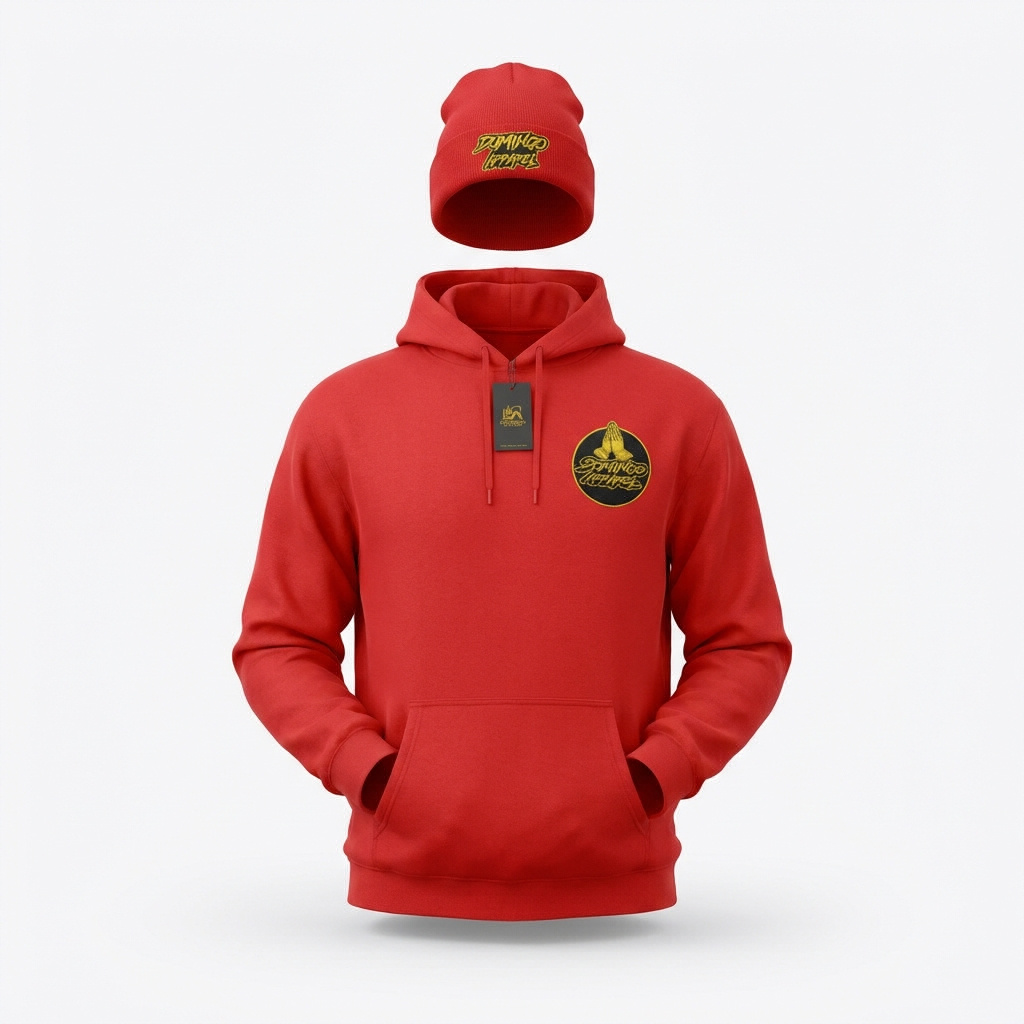 Domingo (Sunday) Apparel Hoodie - Red
