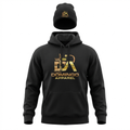 Domingo (Sunday) Apparel black Hoodie & Beanie Set