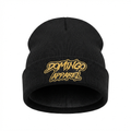 Domingo (Sunday) Apparel Black Beanie - Script Logo