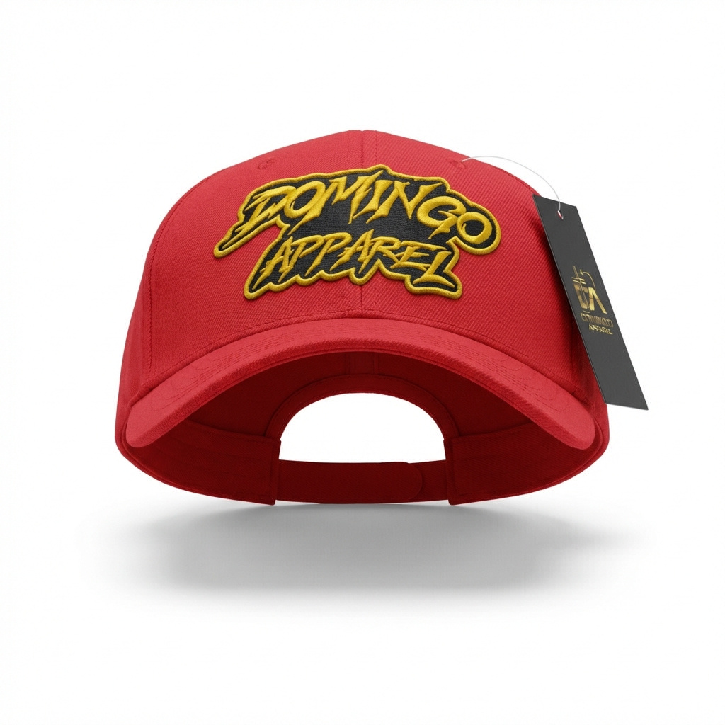 Domingo (Sunday) Apparel Orange Baseball Cap