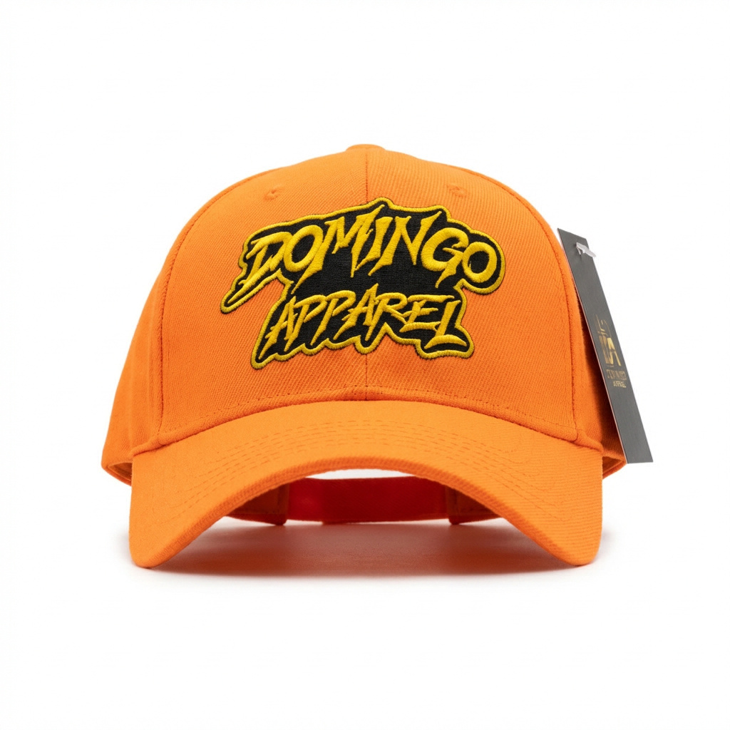 Domingo (Sunday) Apparel Orange 'Domingo Apparel' Baseball Cap