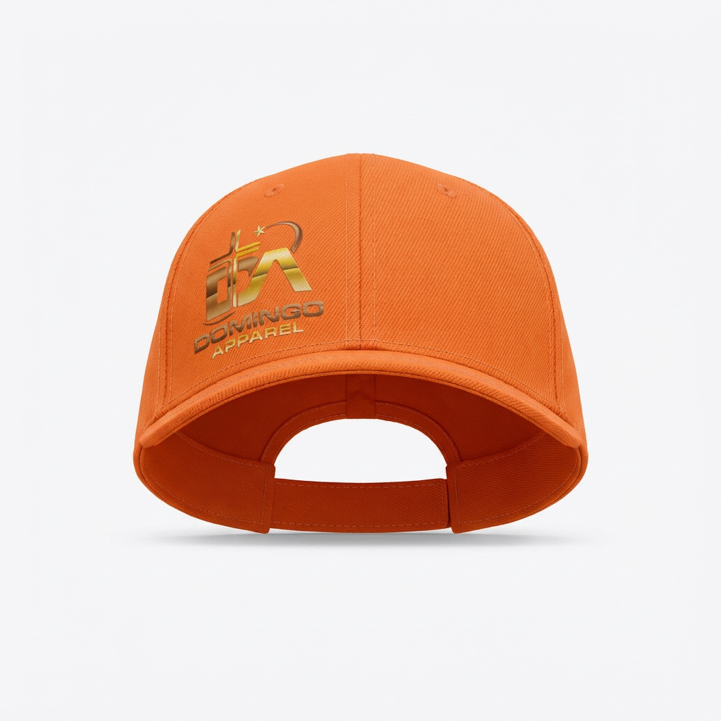Domingo (Sunday) Apparel Orange Baseball Cap