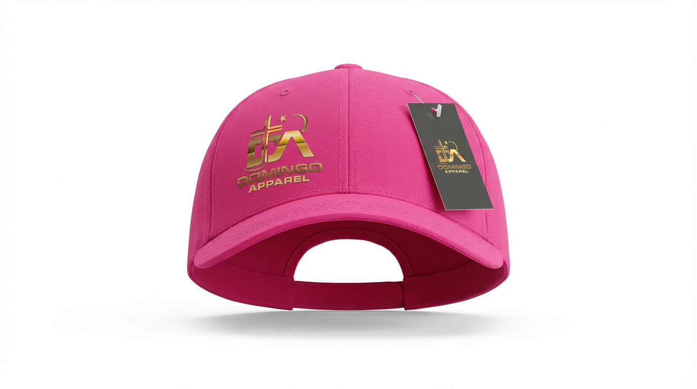 Domingo (Sunday) Apparel Pink Baseball Cap