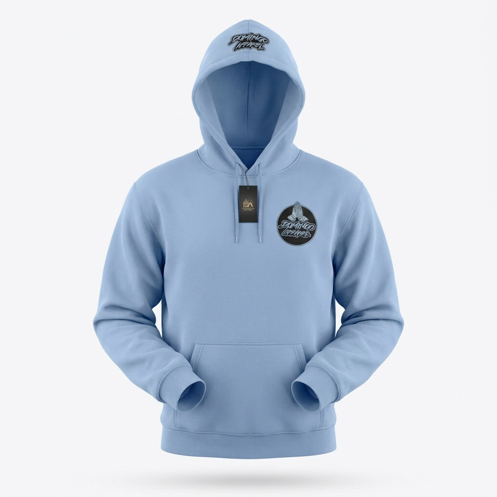 Domingo (Sunday) Apparel Light Blue Hoodie